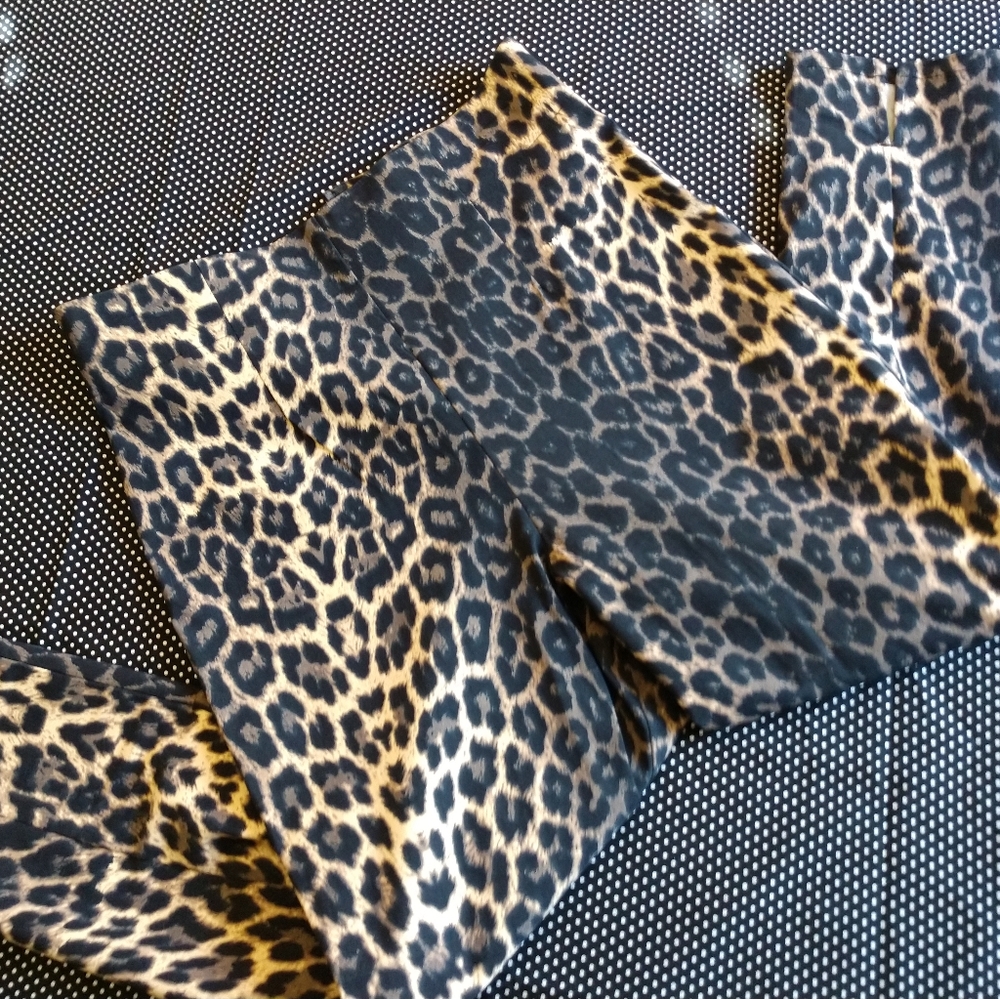 Hell Bunny Leopard Print Pedal Pusher